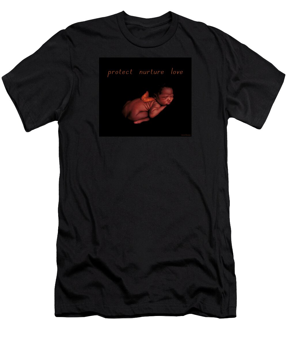 Protect T-Shirt featuring the photograph Protect Nurture Love by Anne Geddes