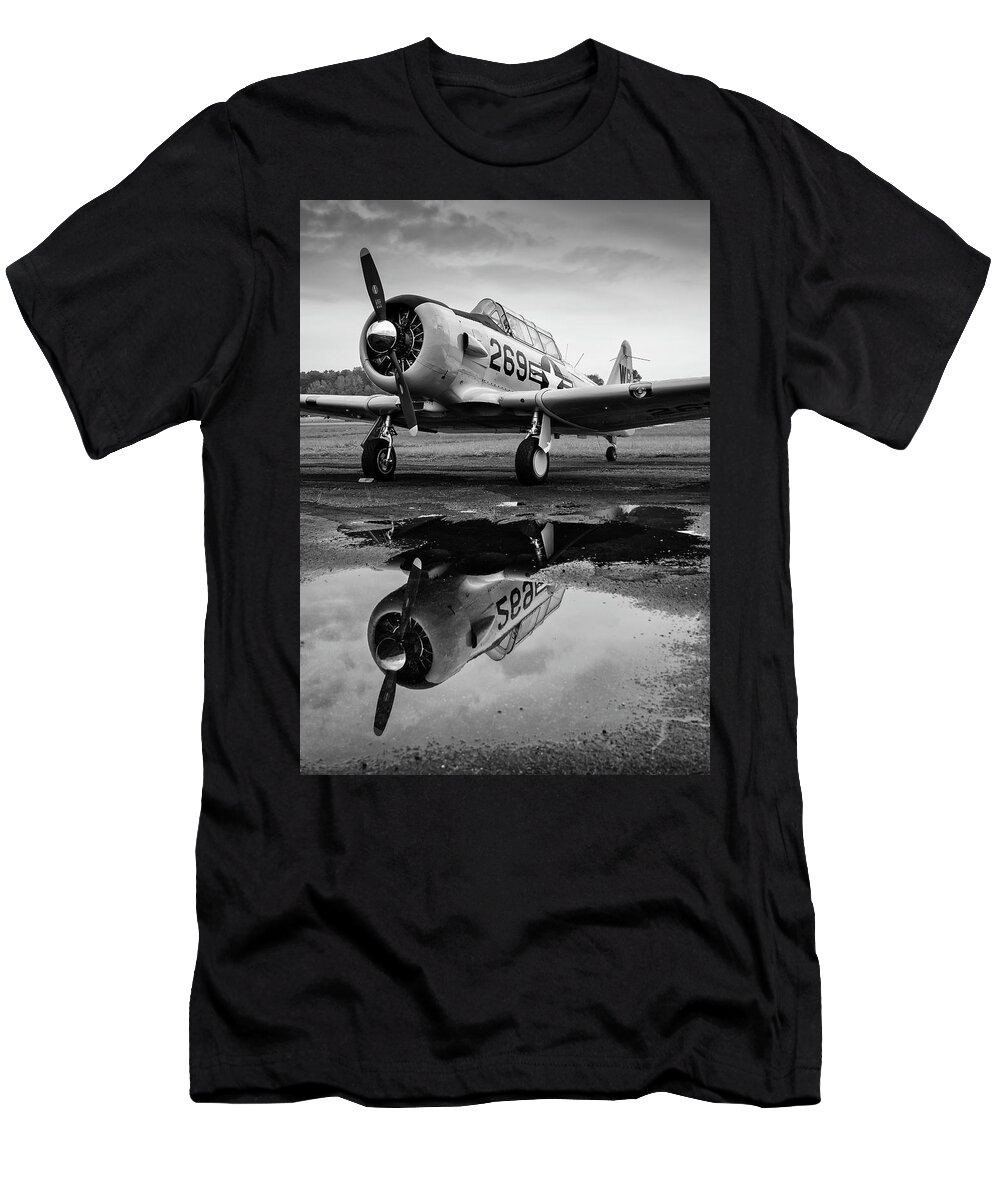 Aviation T-Shirt featuring the photograph Puddle Jumper by Chris Buff