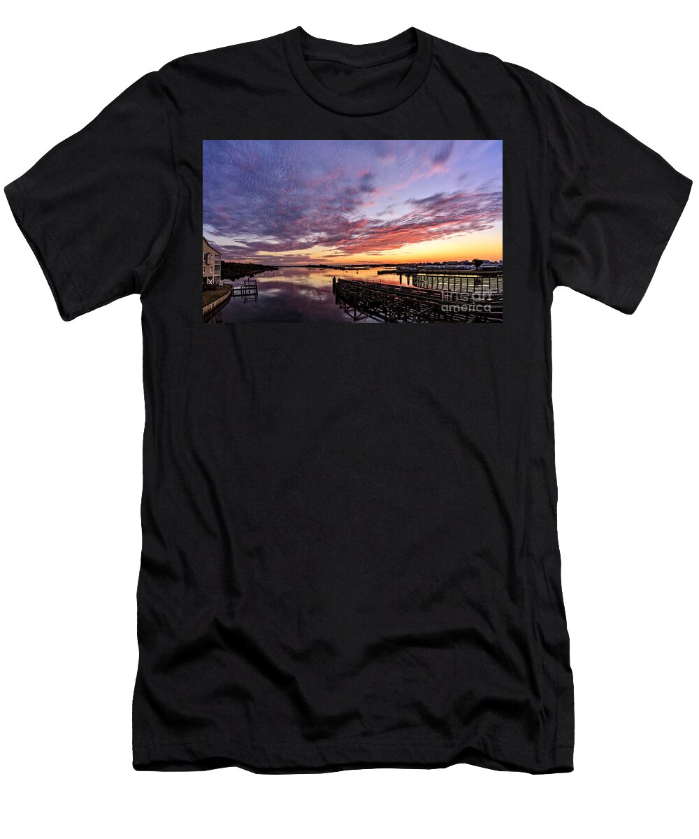 Surf City T-Shirt featuring the photograph Purple ICW by DJA Images