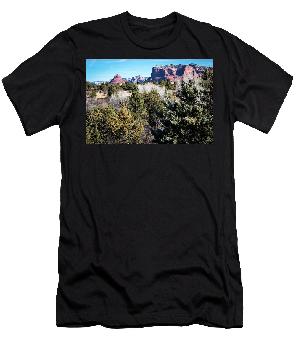 Red T-Shirt featuring the photograph Red Rock Country by Susie Weaver