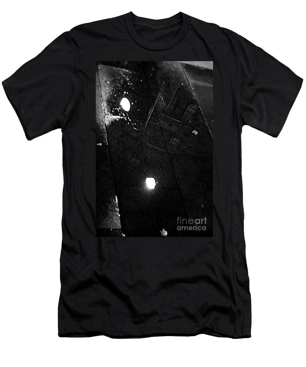 Street T-Shirt featuring the photograph Reflection of wet street by Agusti Pardo Rossello
