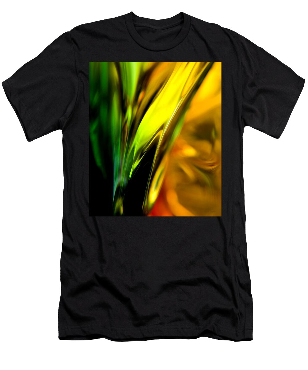Glass T-Shirt featuring the photograph Retro Abstract by Theresa Tahara