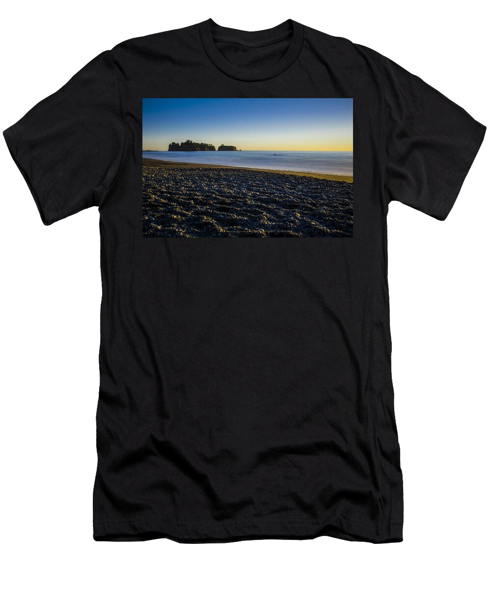 Scenery T-Shirt featuring the photograph Rialto Beach Sunset 2 by Pelo Blanco Photo