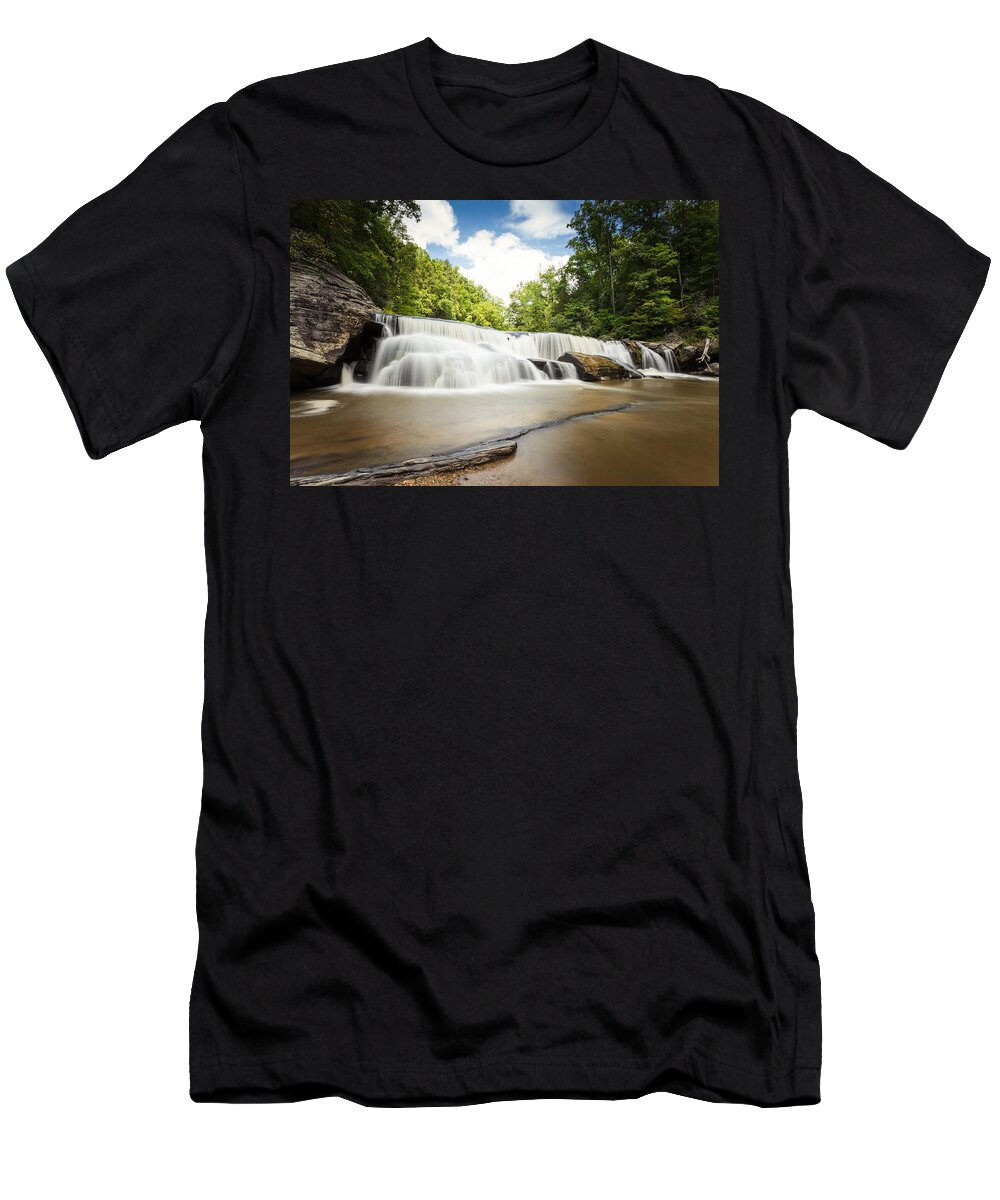 Water T-Shirt featuring the photograph Riley Moore Falls by Sean Allen