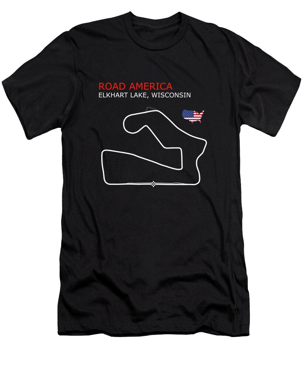 Road America T-Shirt featuring the photograph Road America by Mark Rogan