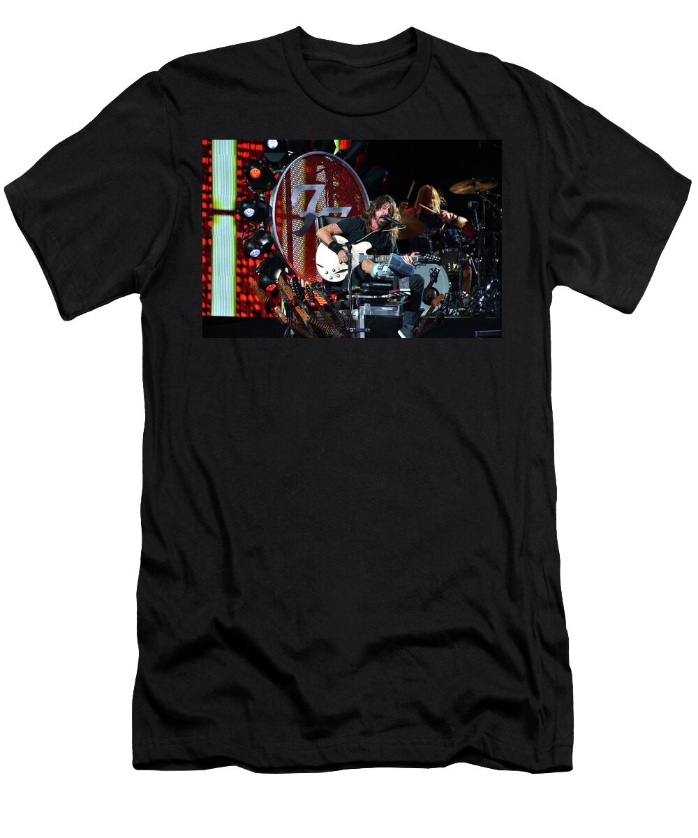 Dave Grohl T-Shirt featuring the photograph Rock Concert by La Dolce Vita