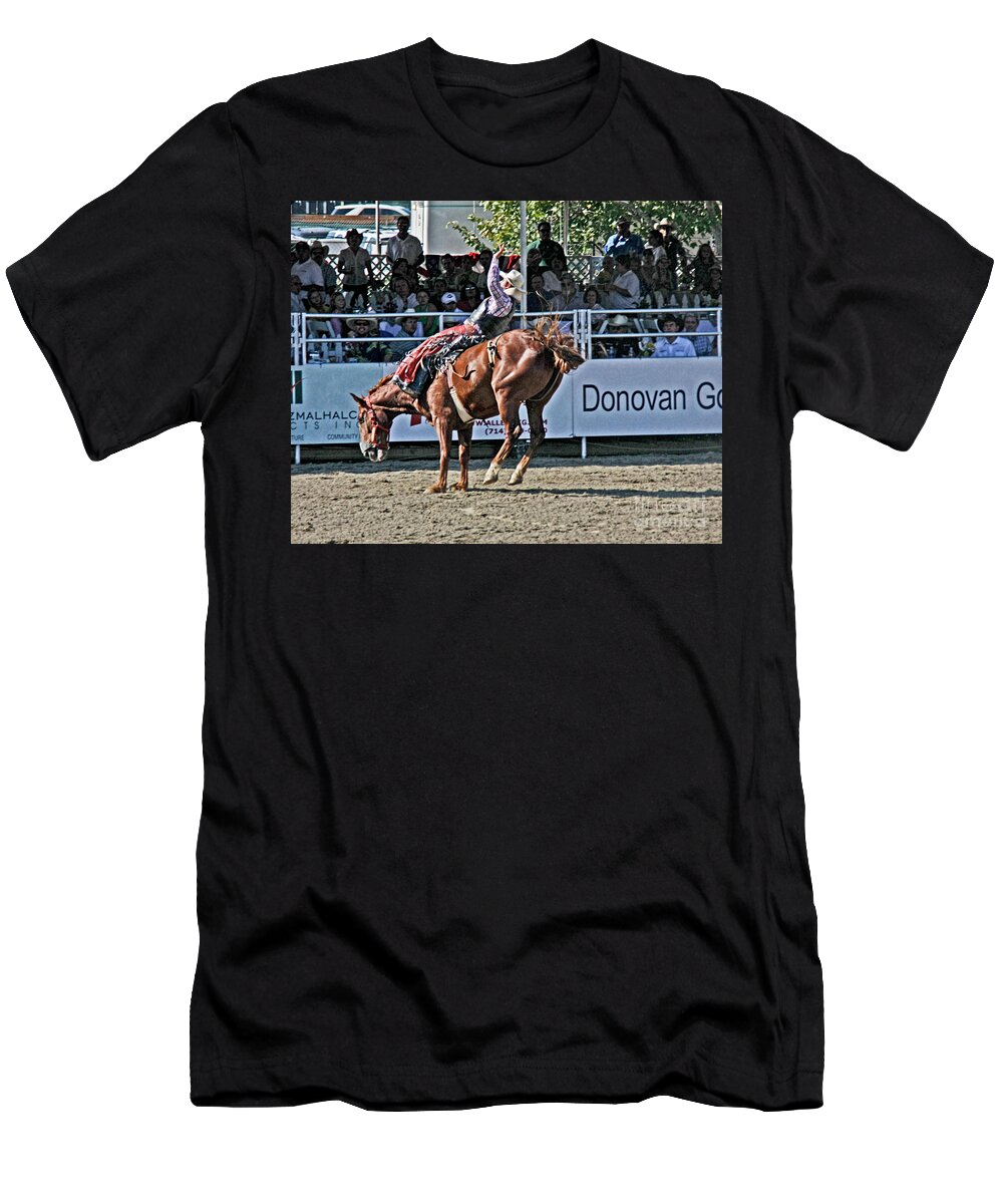 Rodeo T-Shirt featuring the photograph Rodeo 1 by Tom Griffithe