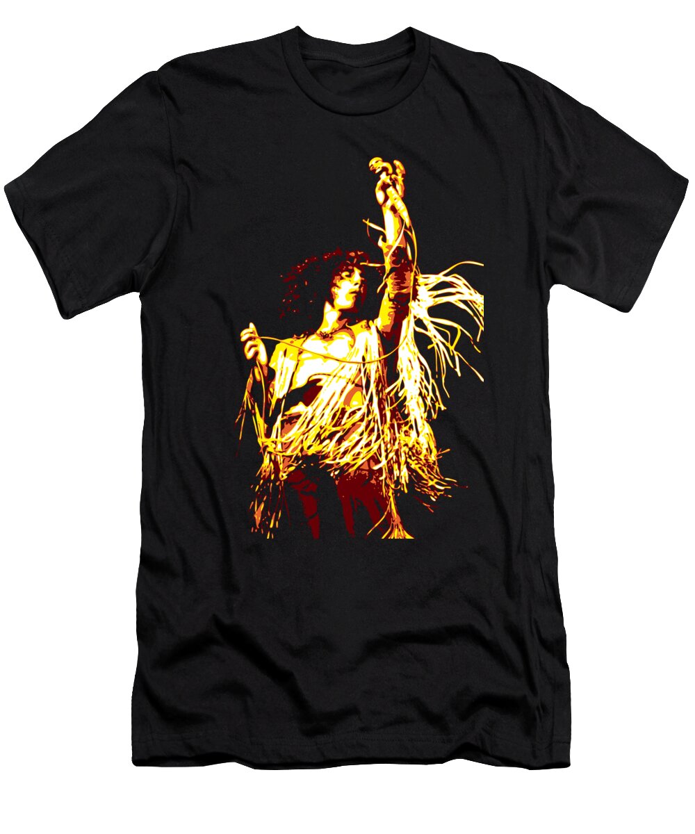 Roger Daltrey T-Shirt featuring the digital art Roger Daltrey by DB Artist