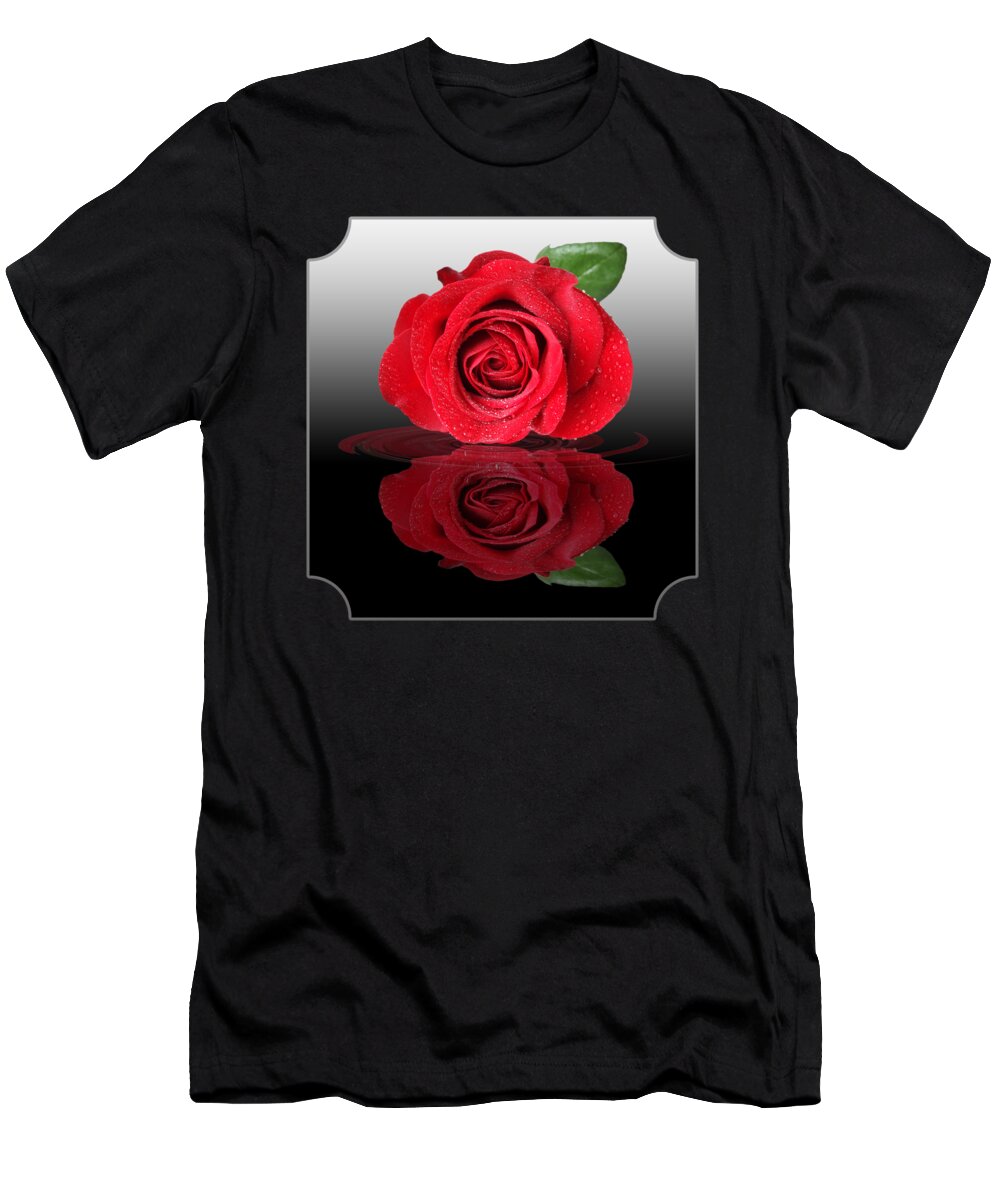 Rose T-Shirt featuring the photograph Romance by Gill Billington