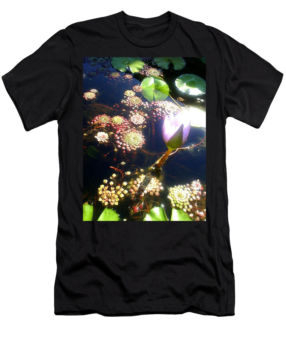Flowers T-Shirt featuring the photograph Root of Beauty by Scarlett Royale