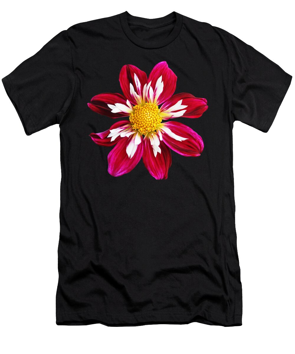 Red Flower T-Shirt featuring the photograph Ruby Glow by Gill Billington