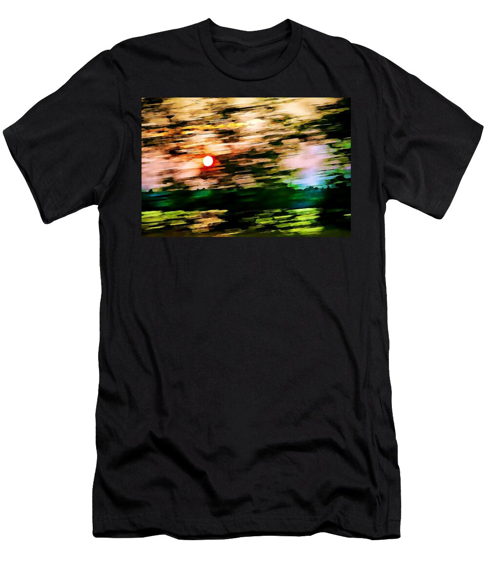 Motion T-Shirt featuring the photograph Rush to go home by Tatiana Travelways
