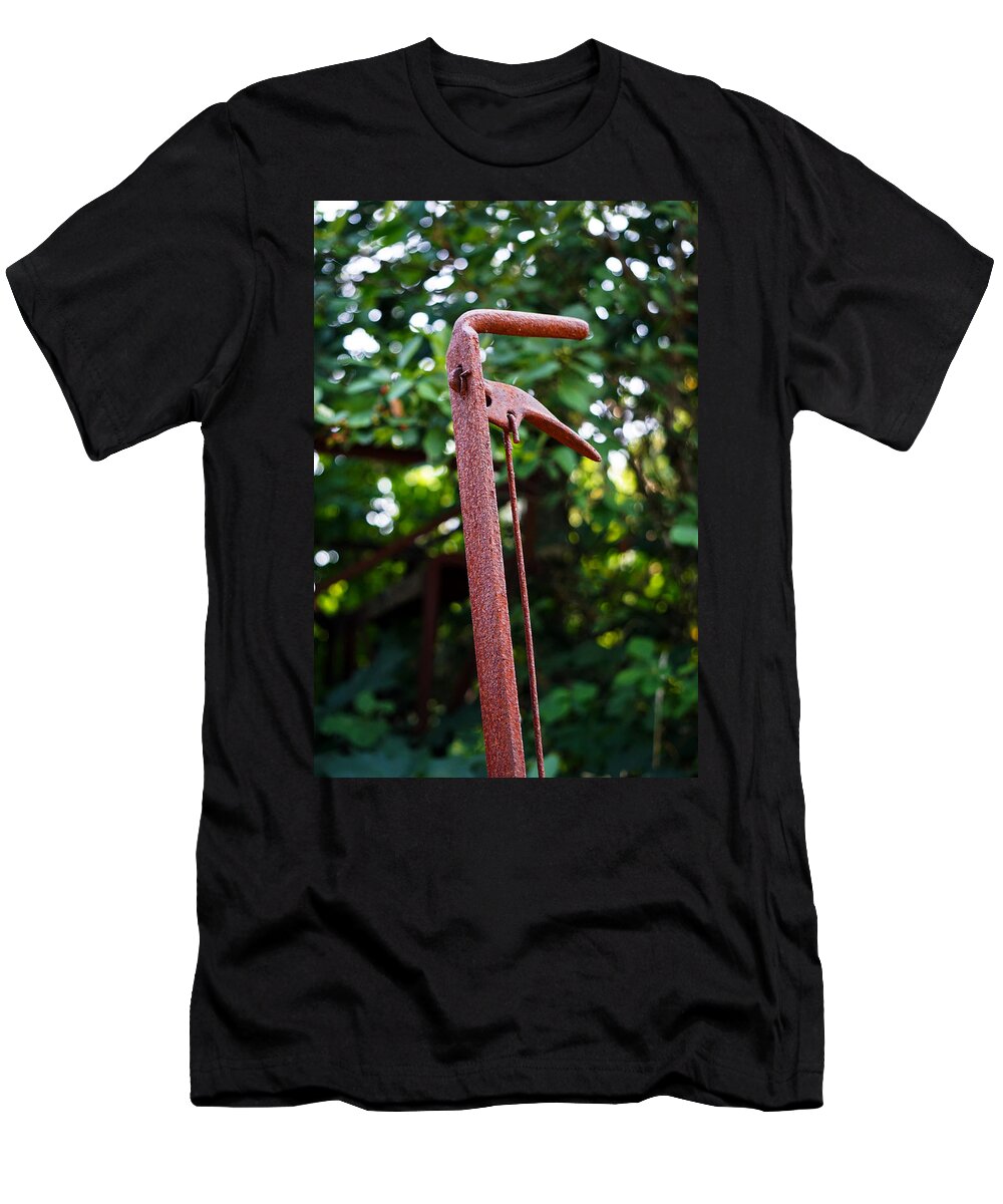 Iron T-Shirt featuring the photograph Rusty Iron 3 by Wayne Enslow