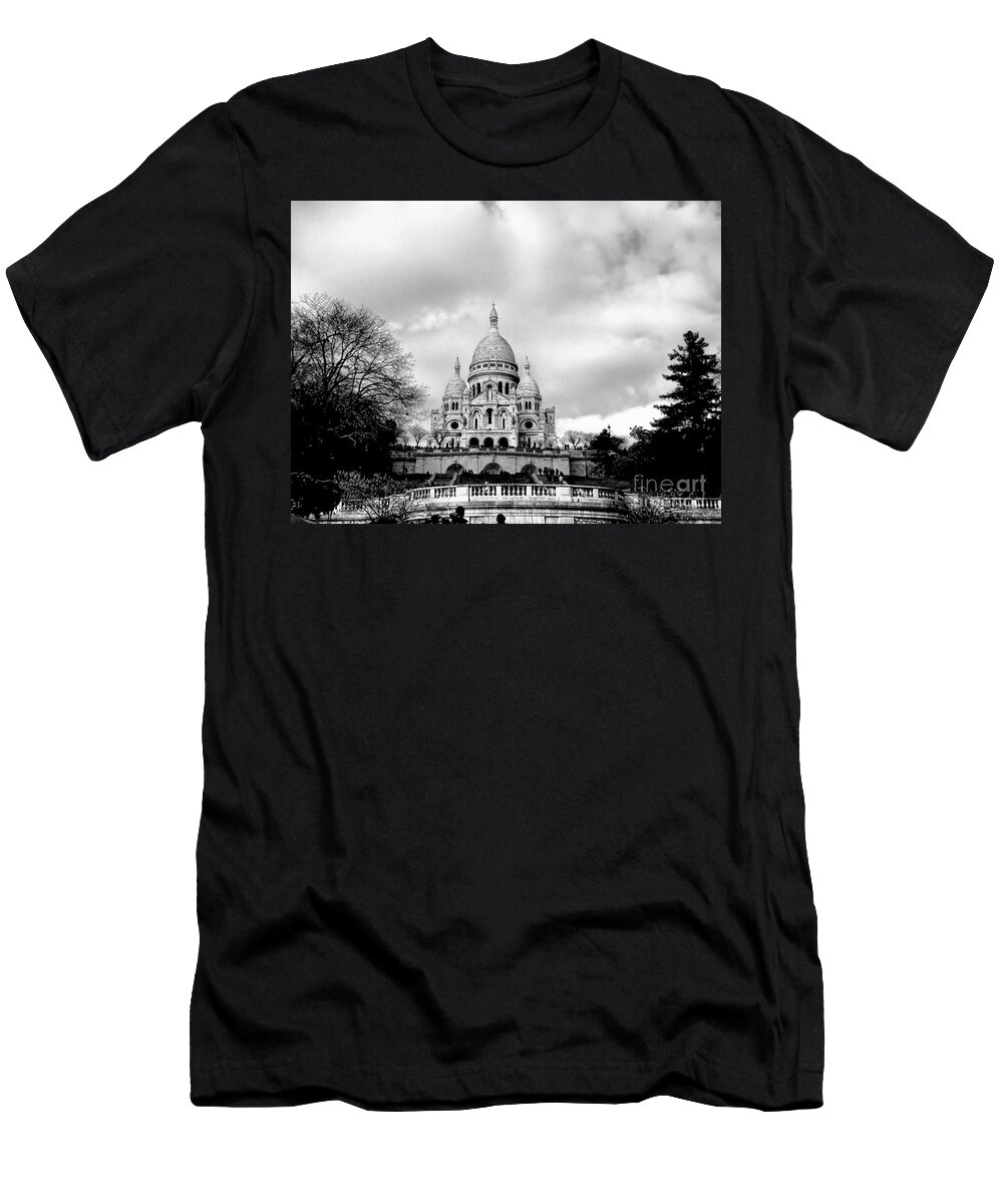 Sacre T-Shirt featuring the photograph Sacre Coeur In Paris by Al Bourassa