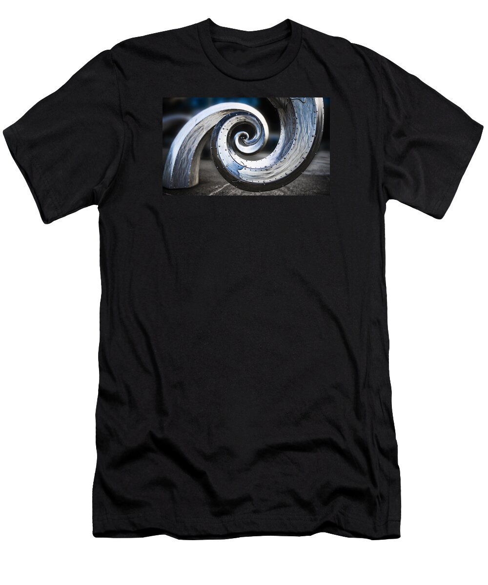 Junk T-Shirt featuring the photograph Salmon Waves by Pelo Blanco Photo