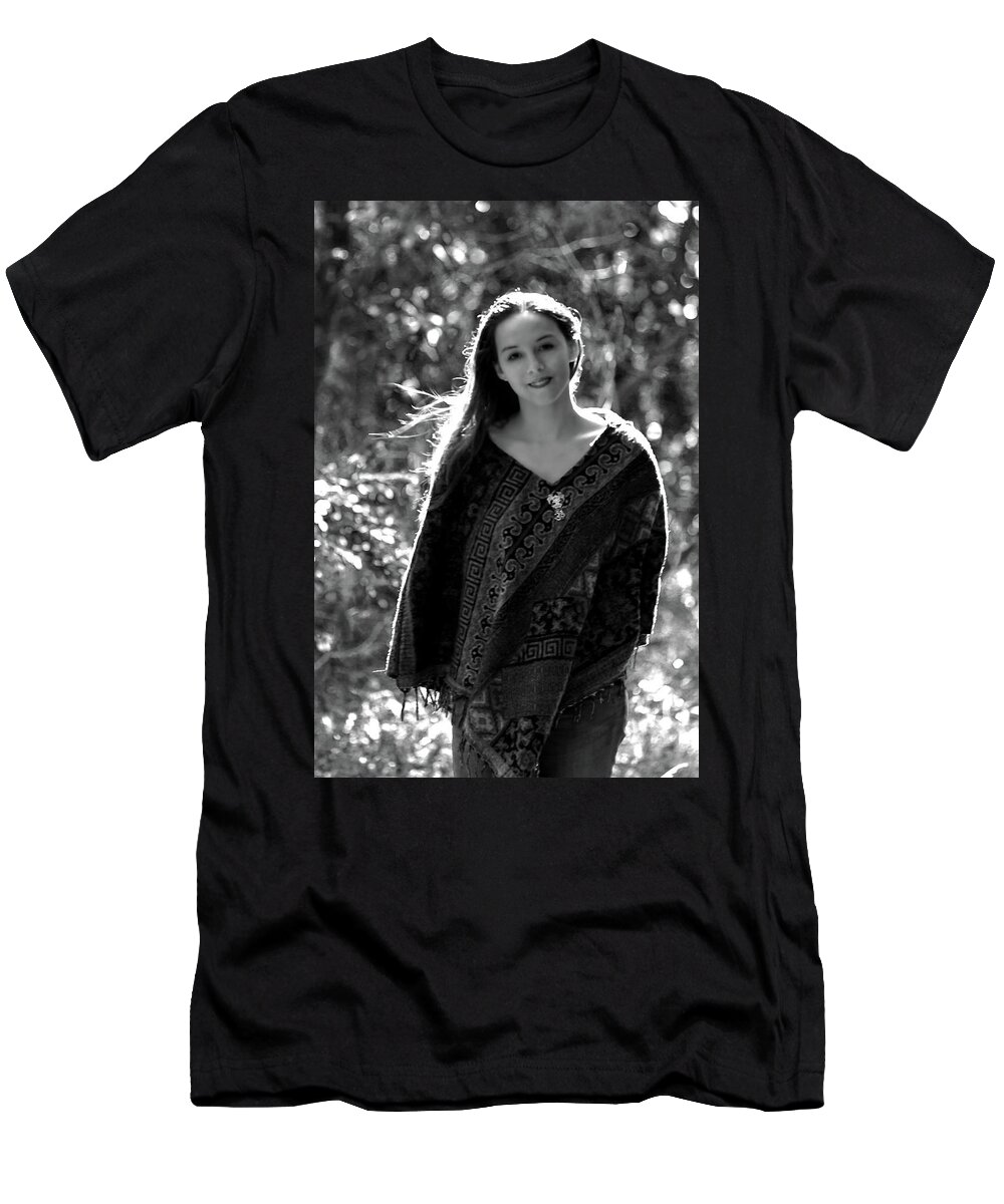Girl T-Shirt featuring the photograph Sandy In The Sunlight by Miroslava Jurcik