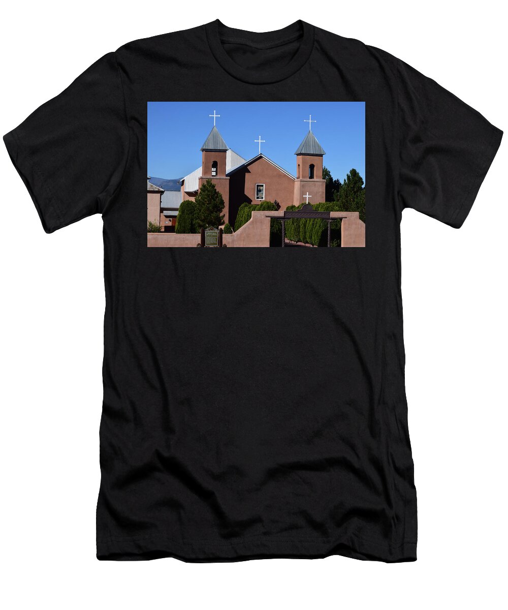 Chimayo T-Shirt featuring the photograph Santa Cruz de la Canada by Tom Cochran