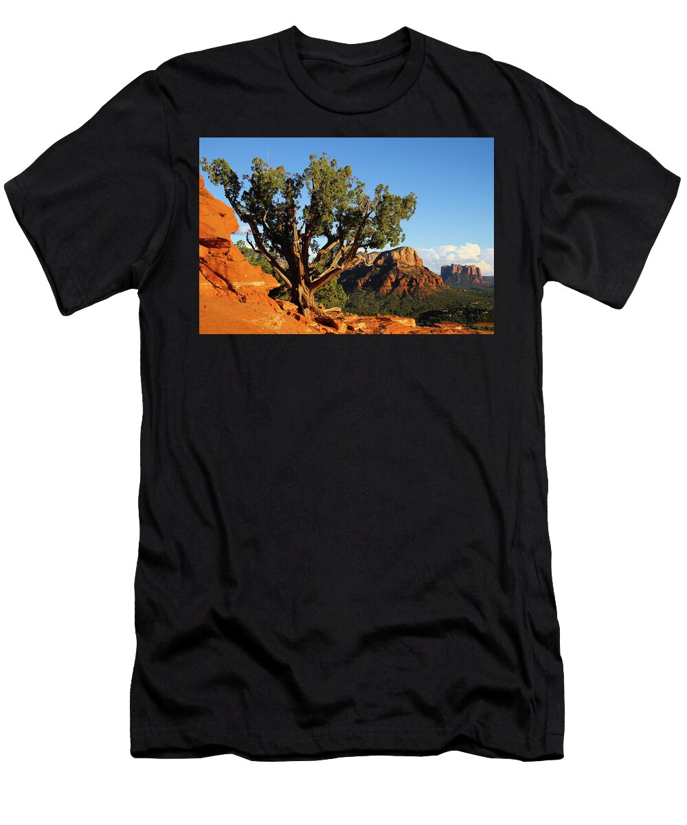 Sedona Airport Mesa T-Shirt featuring the photograph Sedona Airport Mesa by Greg Smith