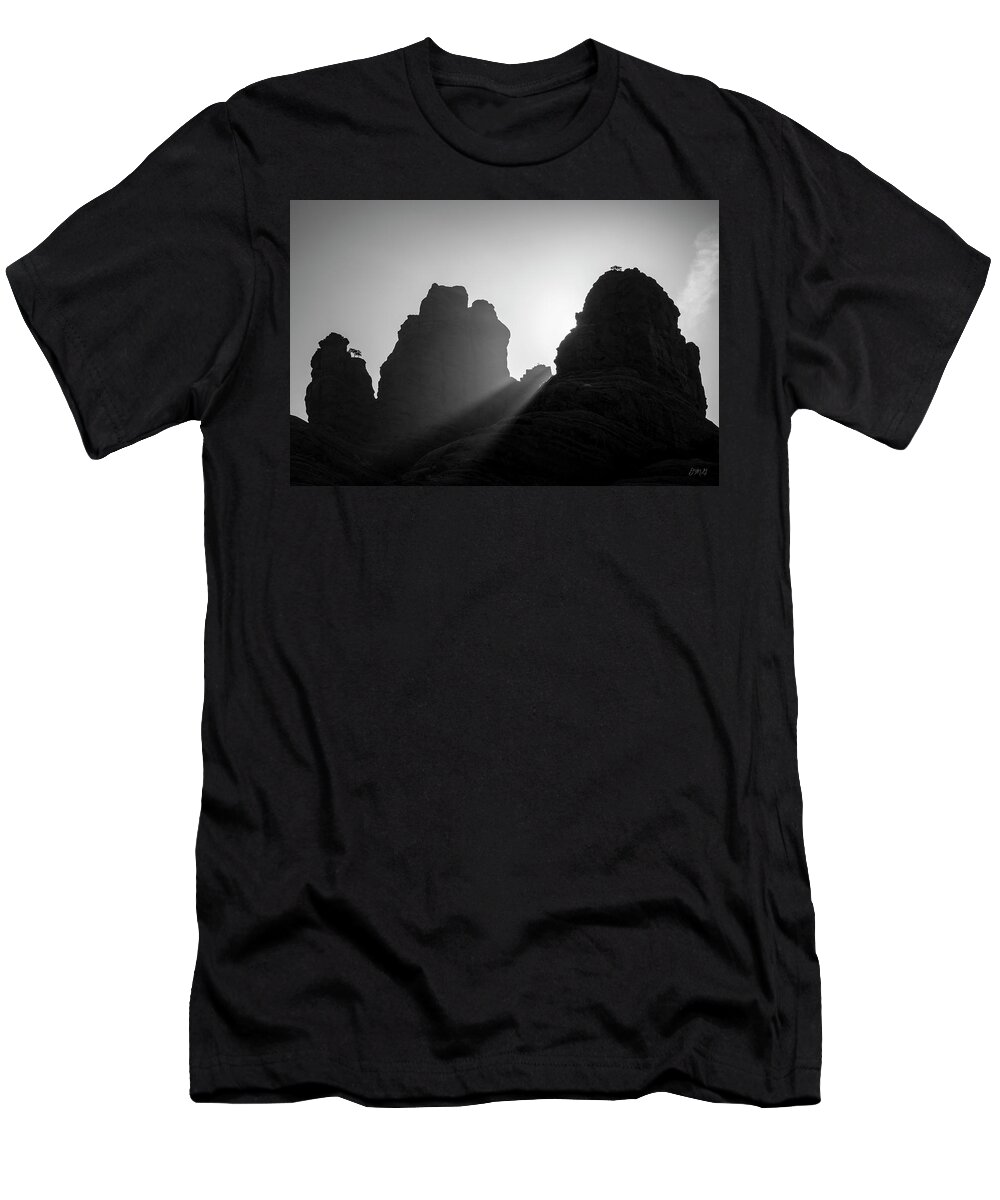Arizona T-Shirt featuring the photograph Sedona Landscape XXIII BW by David Gordon