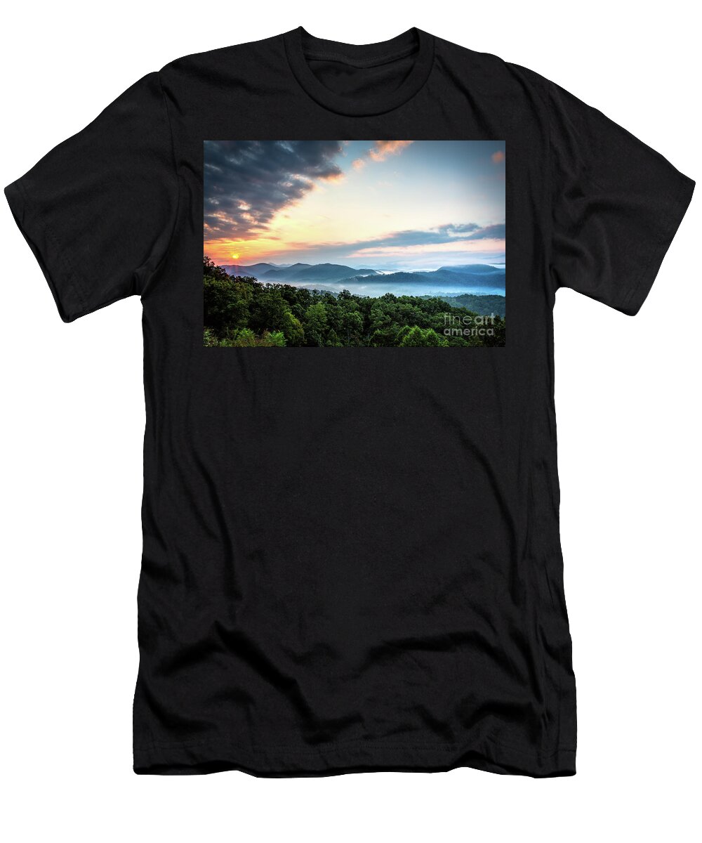 September T-Shirt featuring the photograph September Sunrise by Douglas Stucky