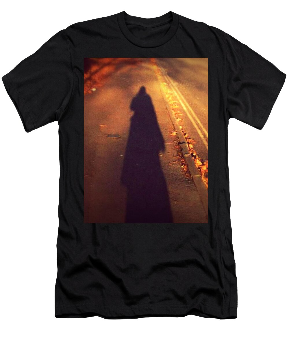 Shadow T-Shirt featuring the photograph Shadow by Sophia Gaki Artworks