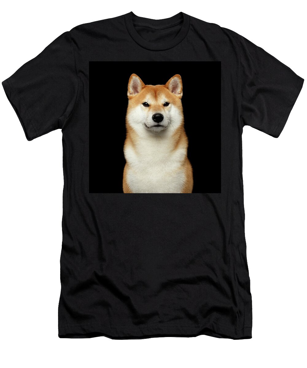 Dog T-Shirt featuring the photograph Shiba inu by Sergey Taran