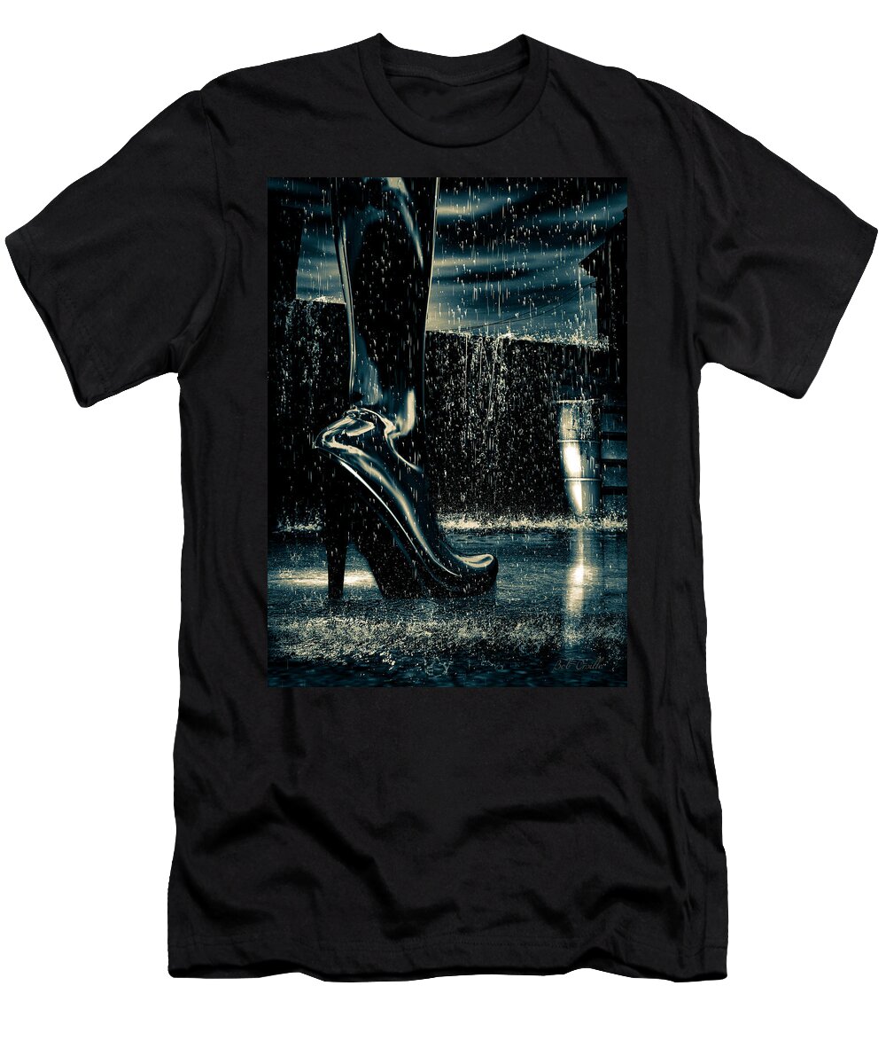 Dreamscape T-Shirt featuring the photograph Shiny Boots Of Leather by Bob Orsillo