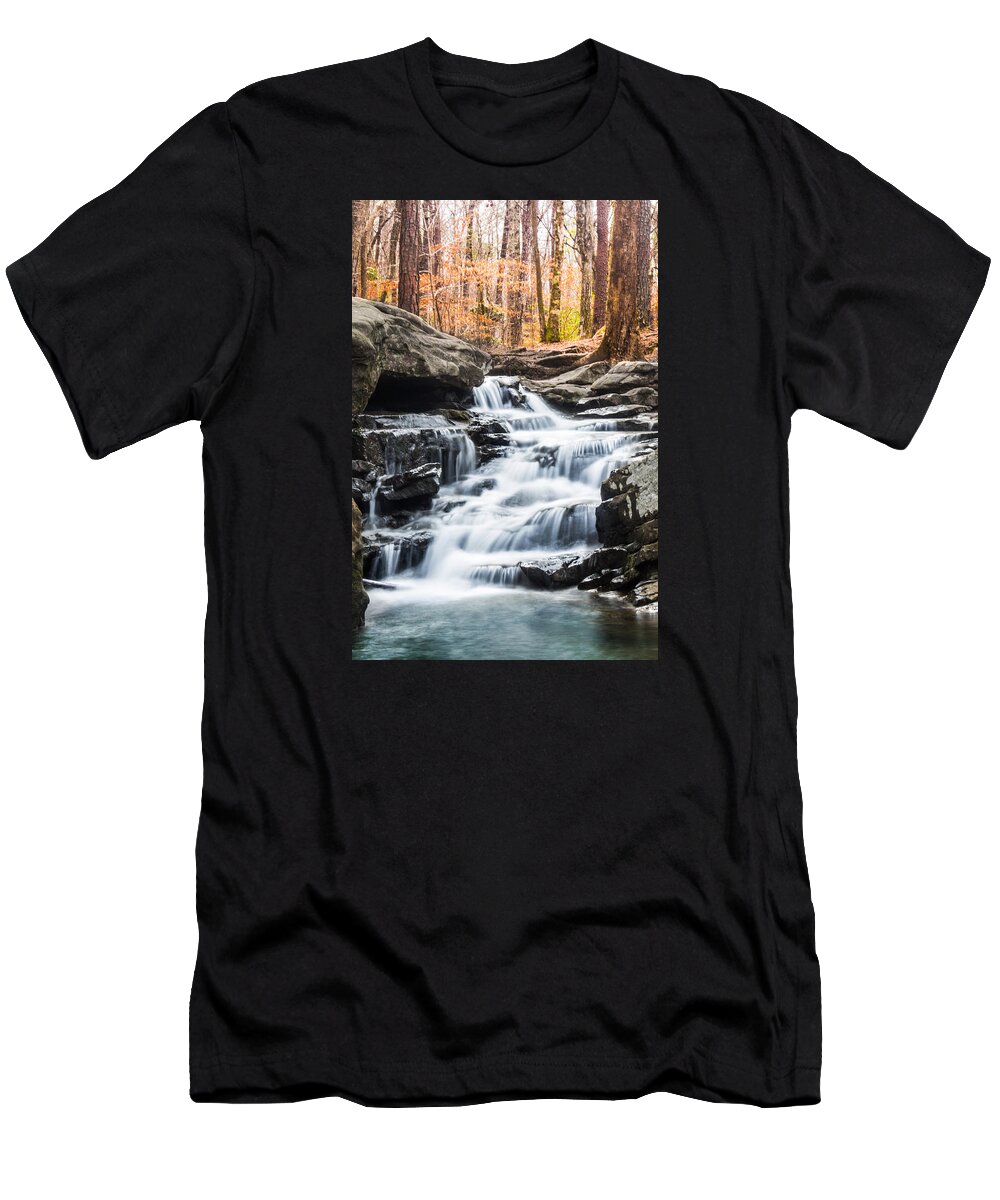 Water T-Shirt featuring the photograph Autumn at Moss Rock Preserve by Parker Cunningham
