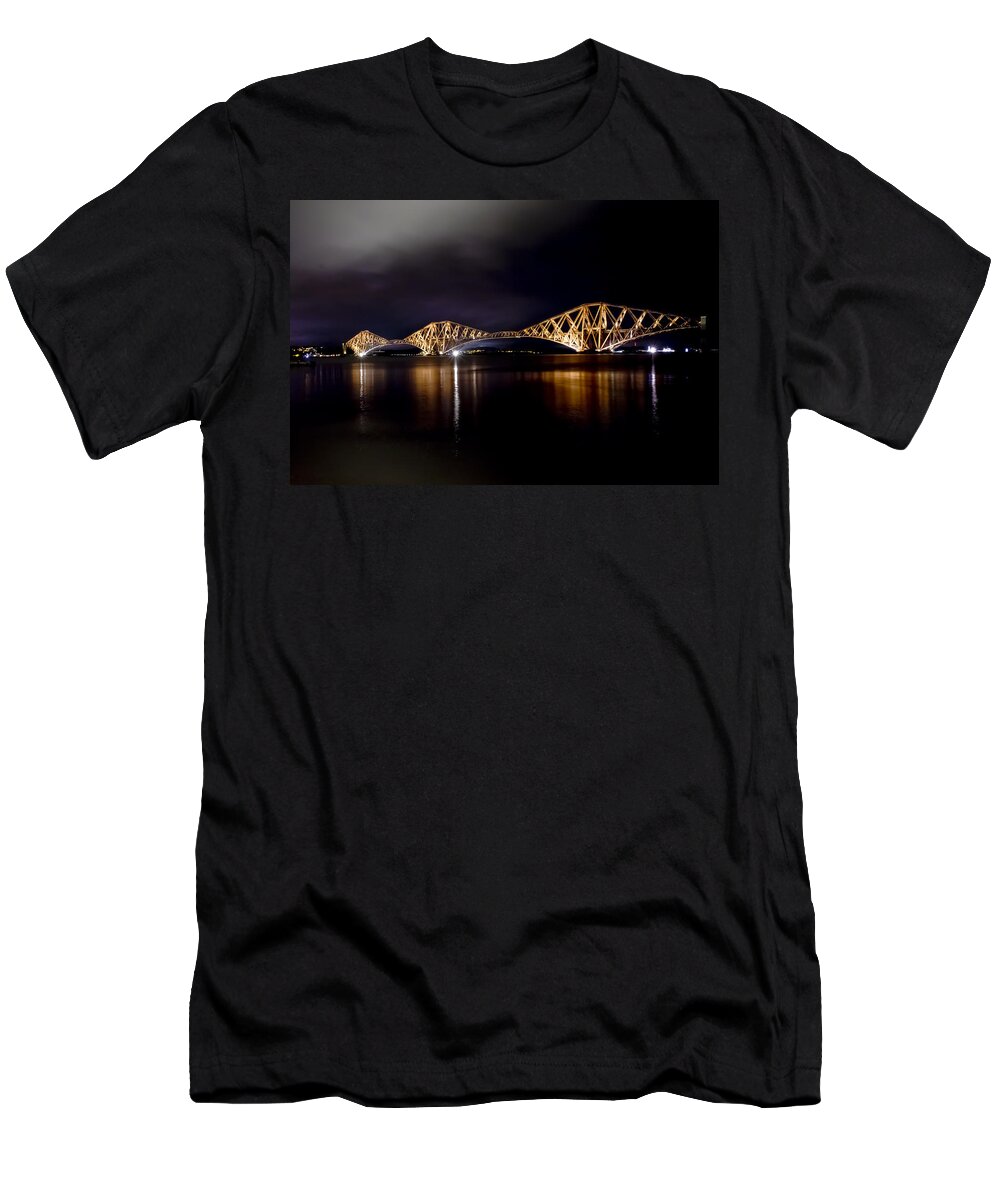 Light T-Shirt featuring the photograph Silent lights of the magic night. by Elena Perelman