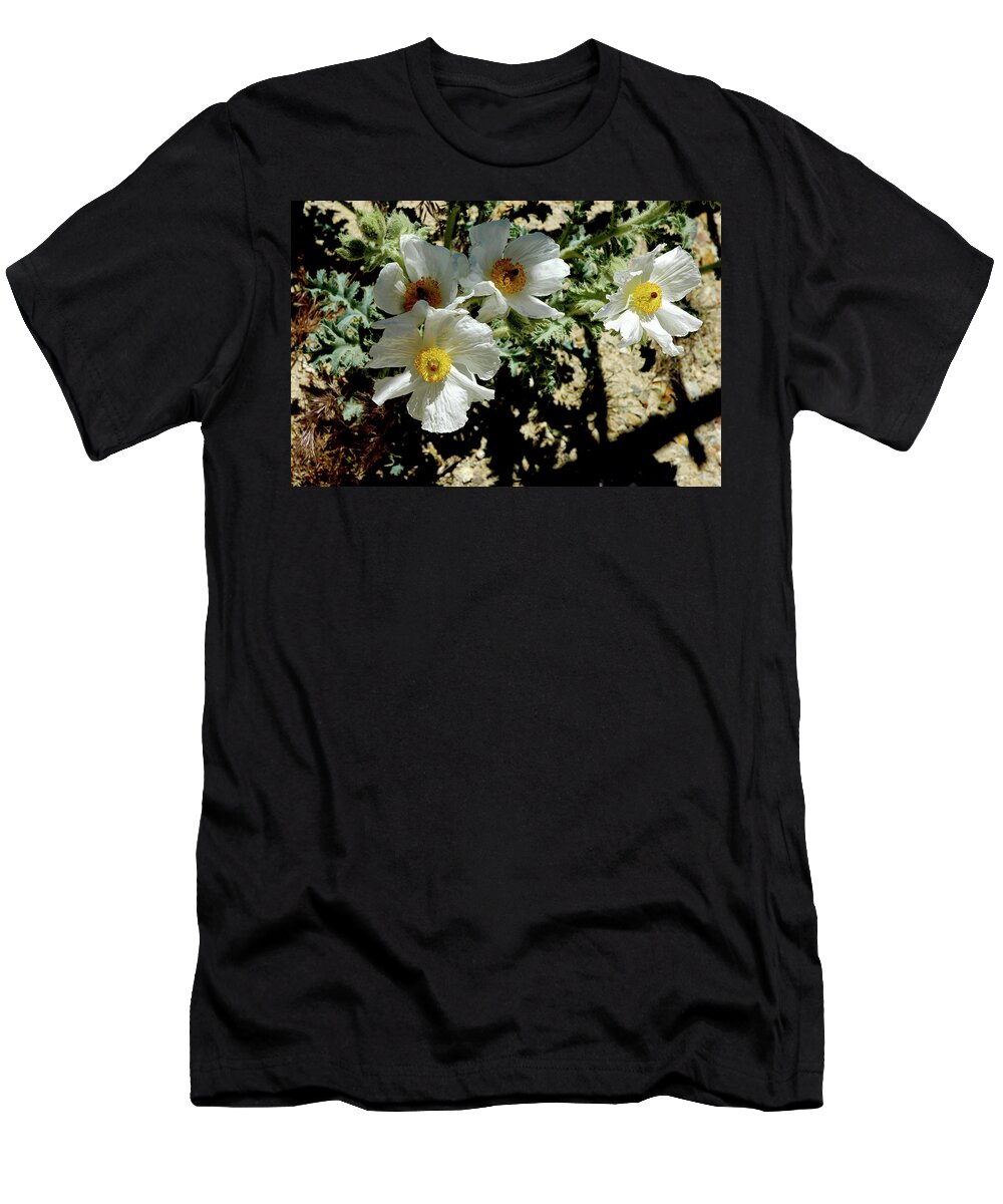 Usa T-Shirt featuring the photograph Silver Terrace Virginia City Nevada Flowers by LeeAnn McLaneGoetz McLaneGoetzStudioLLCcom