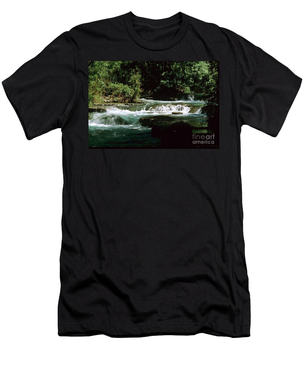 Havasupai T-Shirt featuring the photograph Small Rapids on Havasu Creek by Kathy McClure