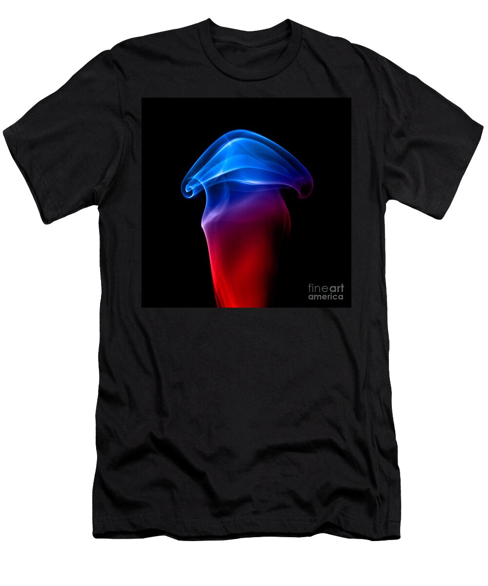 Abstract T-Shirt featuring the photograph smoke XXIX by Joerg Lingnau