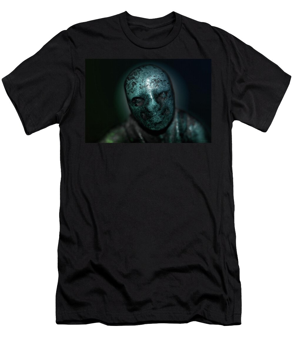 Blues T-Shirt featuring the photograph So Heavy Blues by WB Johnston