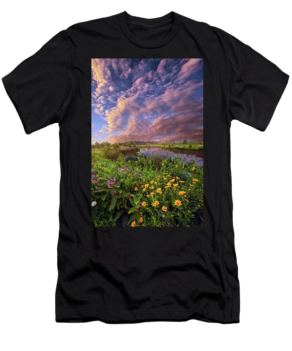 Wisconsin Horizons By Phil Koch T-Shirt featuring the photograph Sometimes We Are In Doubt But Never In Despair by Phil Koch