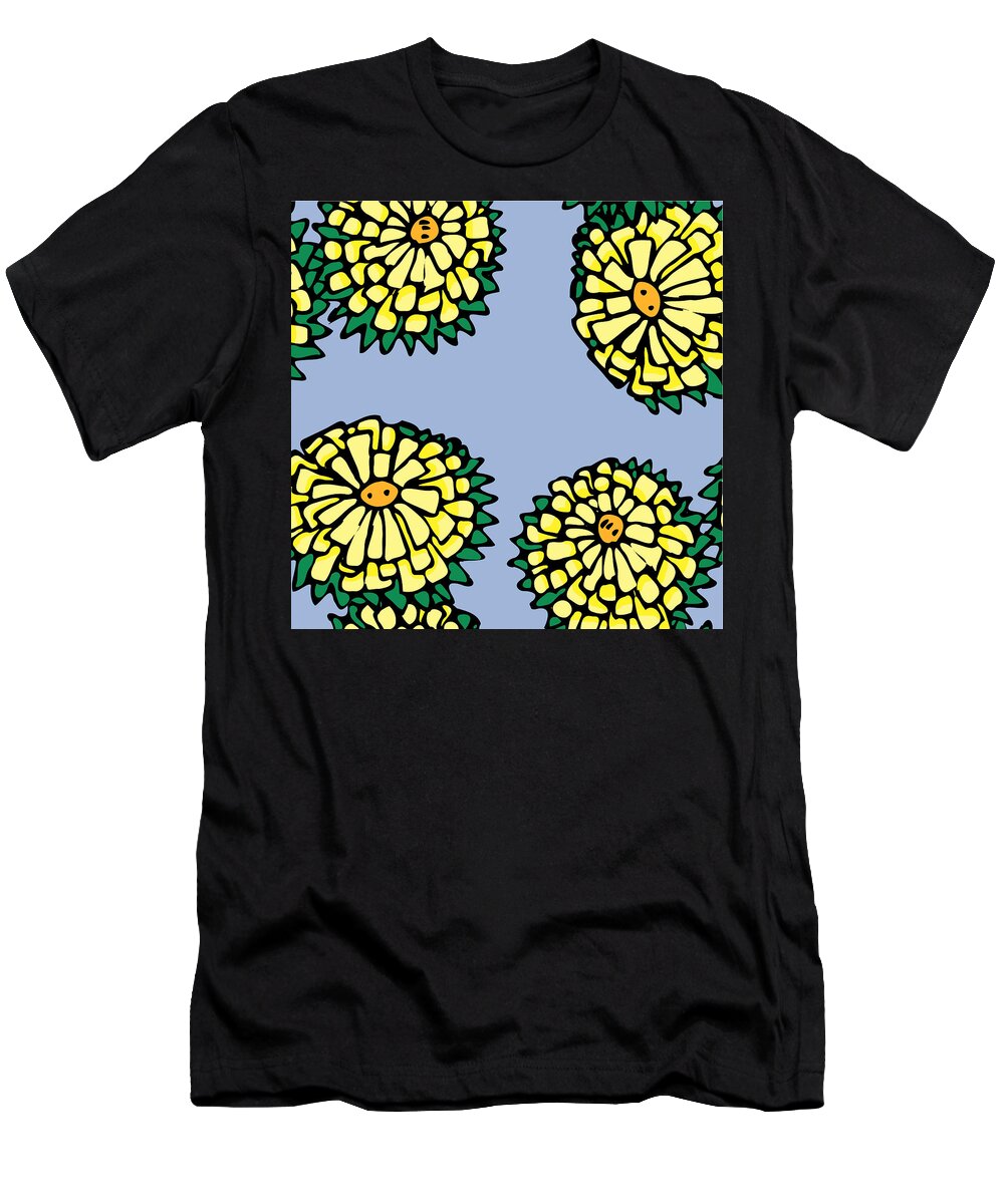 Sonchus T-Shirt featuring the digital art Sonchus In Color by Piotr Dulski