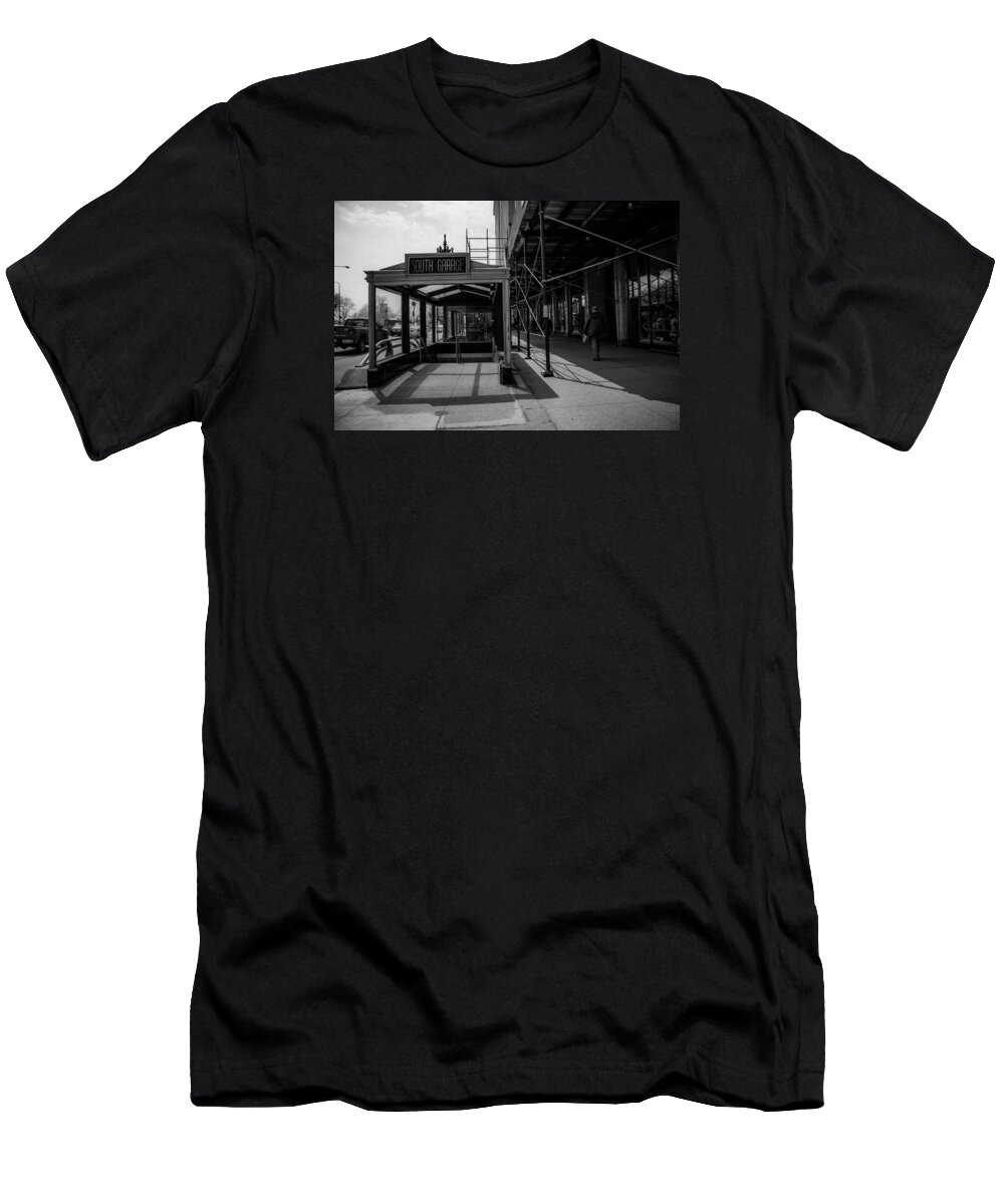 Garage T-Shirt featuring the photograph South Garage by Ester McGuire