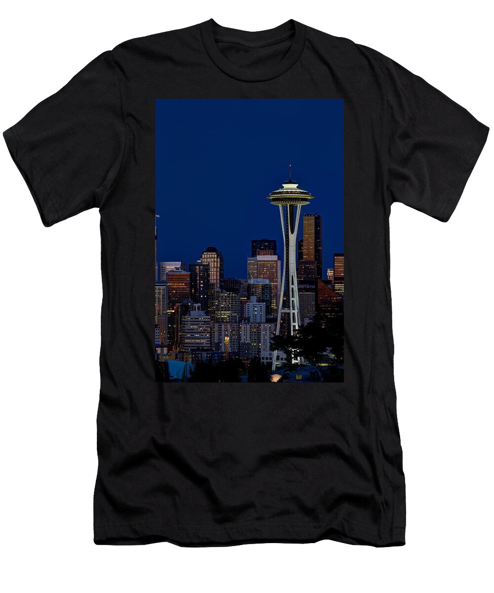Seattle T-Shirt featuring the photograph Space Needle by Dillon Kalkhurst
