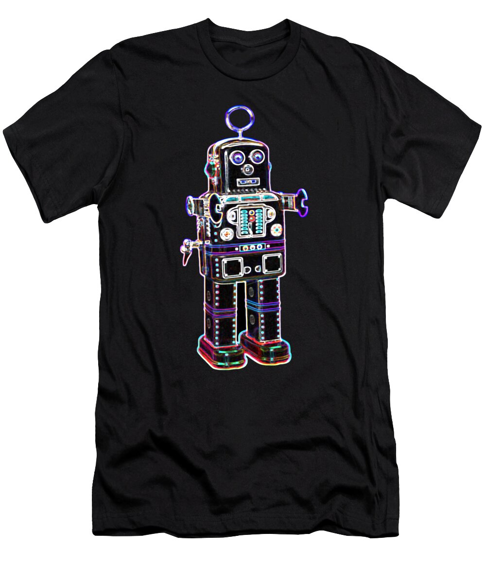 Robot T-Shirt featuring the digital art Spaceman Robot by DB Artist