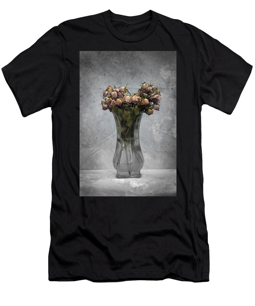 Roses T-Shirt featuring the photograph Spent by DArcy Evans