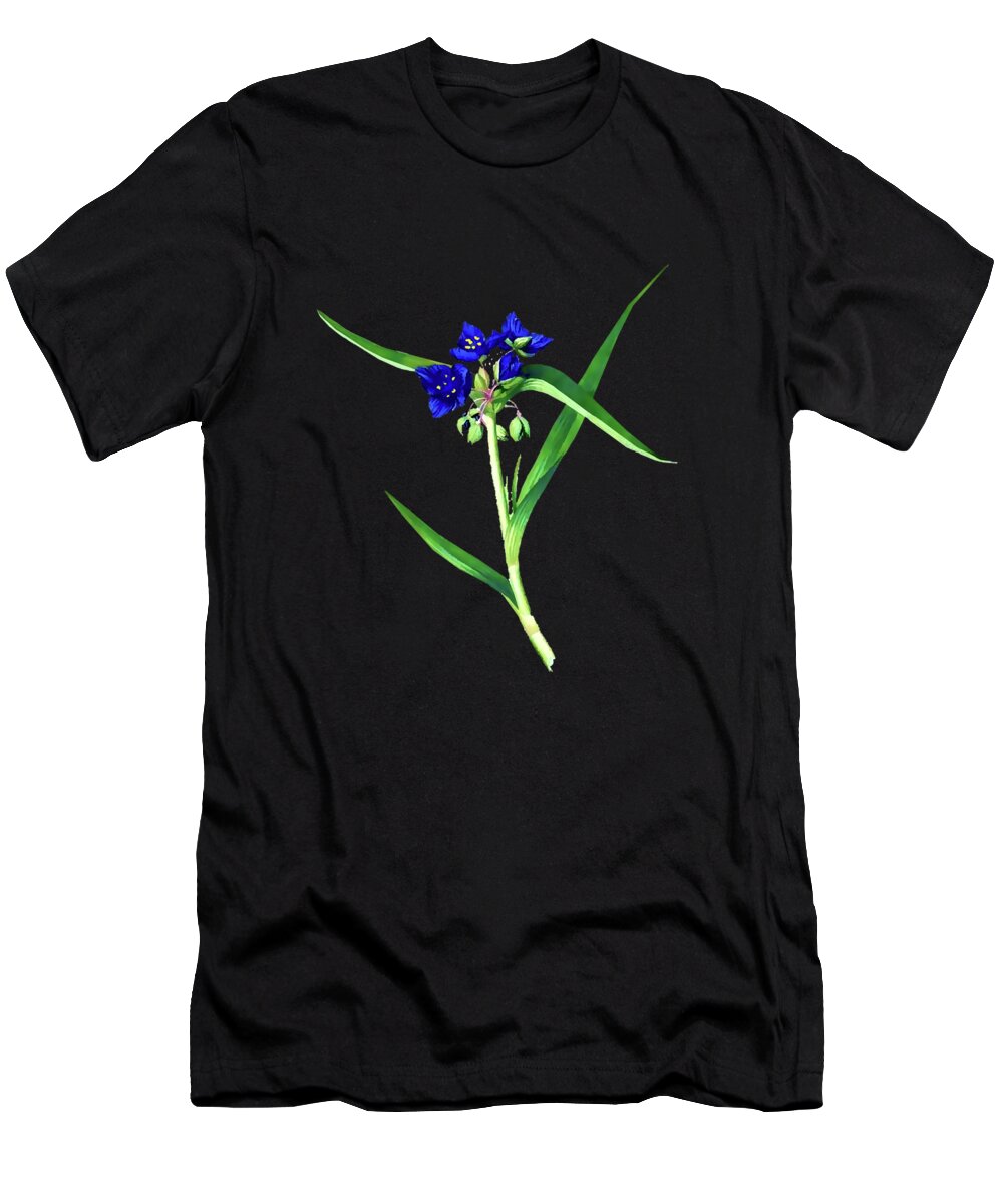 Nature T-Shirt featuring the photograph Spider Wort by Tom Prendergast