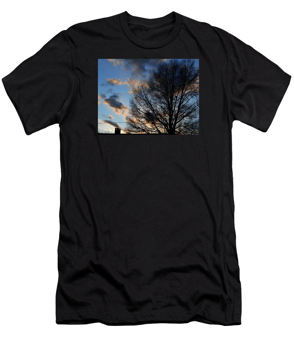 Photography T-Shirt featuring the digital art Springfield Evening 2013-02-14 by Jeff Iverson