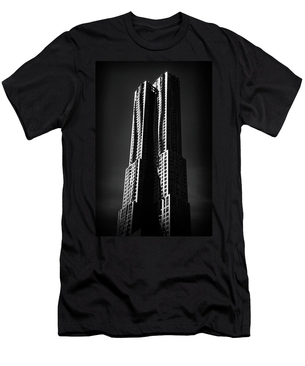 Frank Gehry T-Shirt featuring the photograph Spruce Street by Gehry by Jessica Jenney