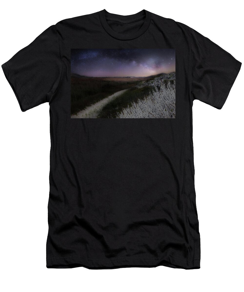 Cape Cod T-Shirt featuring the photograph Star Flowers by Bill Wakeley