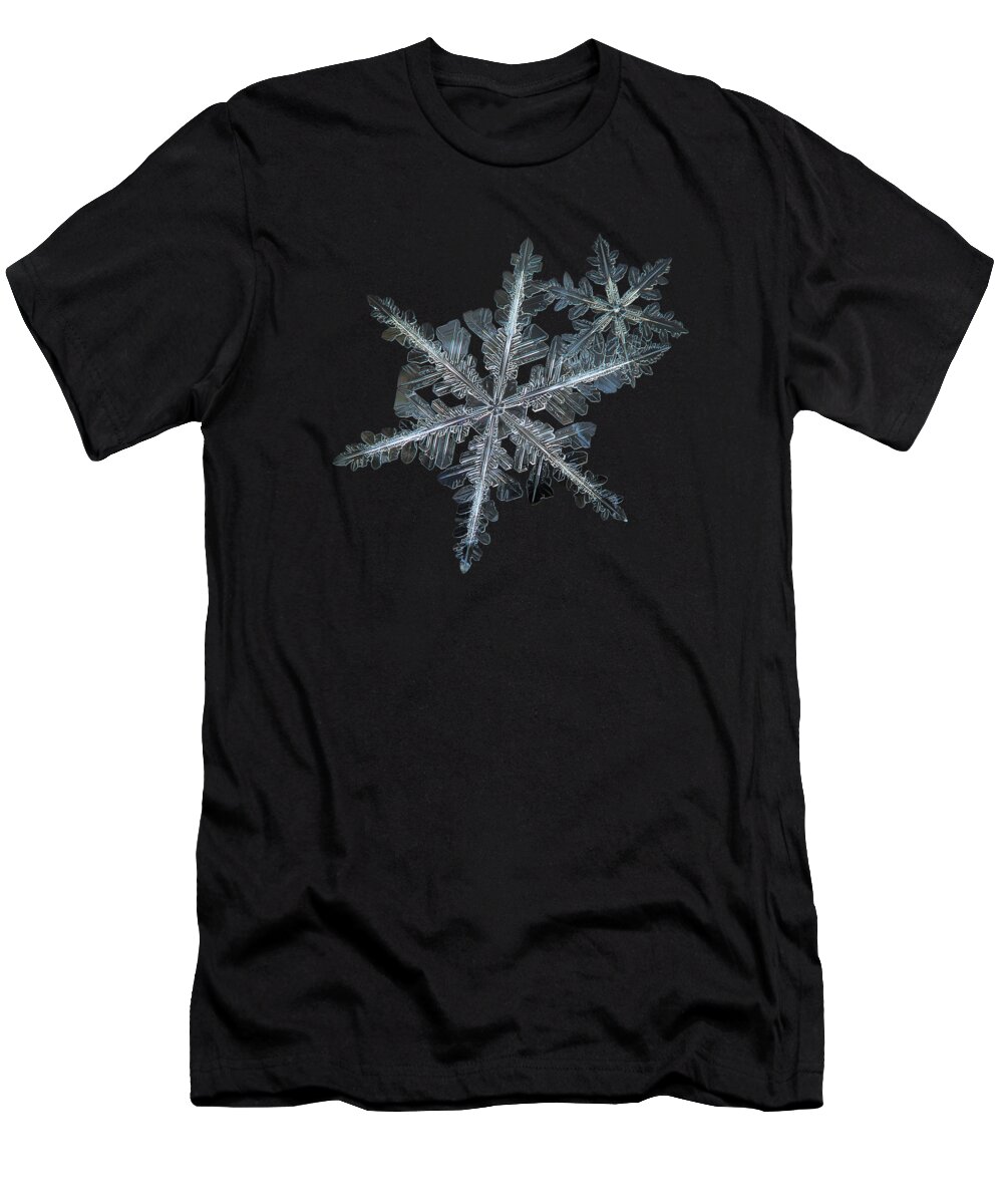 Snowflake T-Shirt featuring the photograph Stars in my pocket like grains of sand by Alexey Kljatov