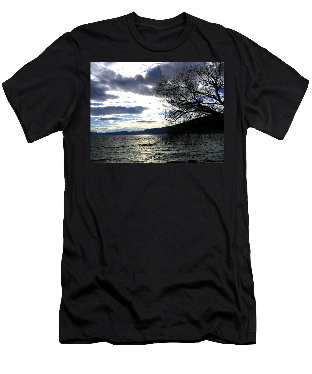Sunset T-Shirt featuring the photograph Sterling Silver Sunset by Will Borden