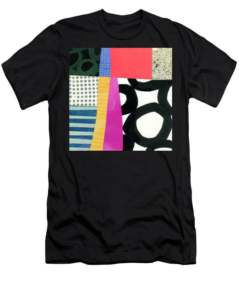  Abstract Art T-Shirt featuring the painting Straight Up by Jane Davies