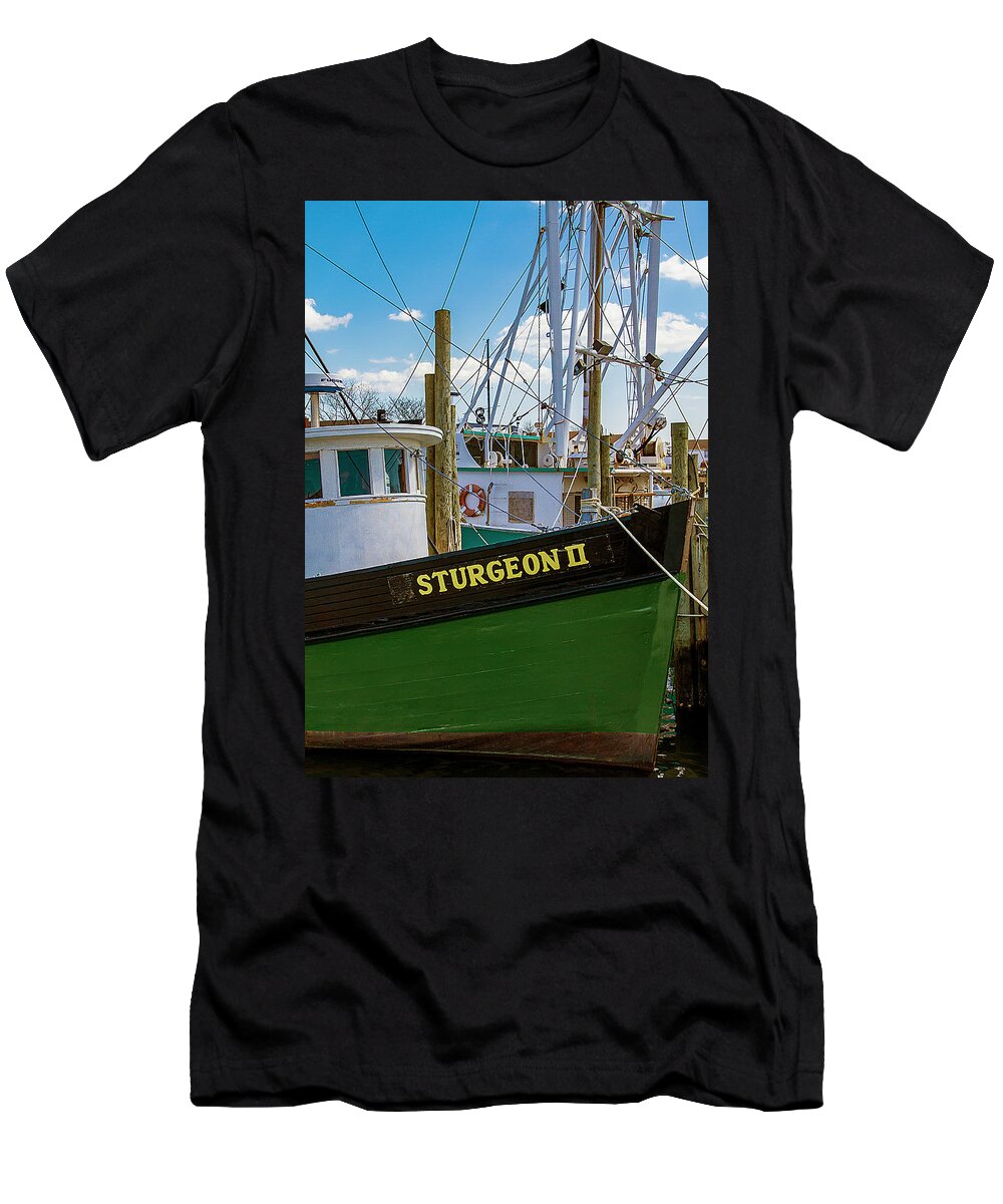 Sturgeon 2 Commercial Fishing Boat T-Shirt