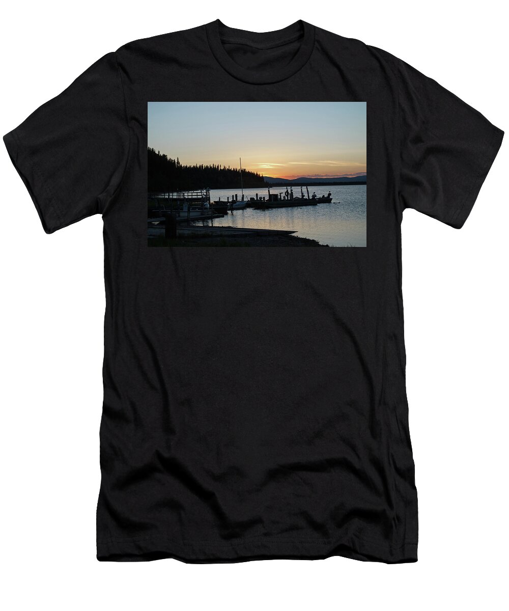 Summer T-Shirt featuring the photograph Summer Solstice Sunset by Cathy Mahnke