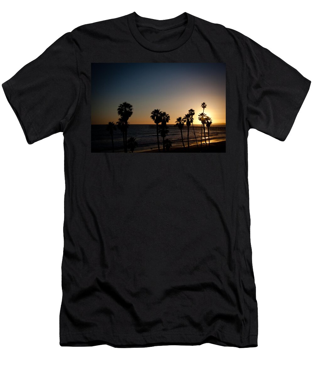 San Clemente T-Shirt featuring the photograph Sun Going Down In California by Ralf Kaiser