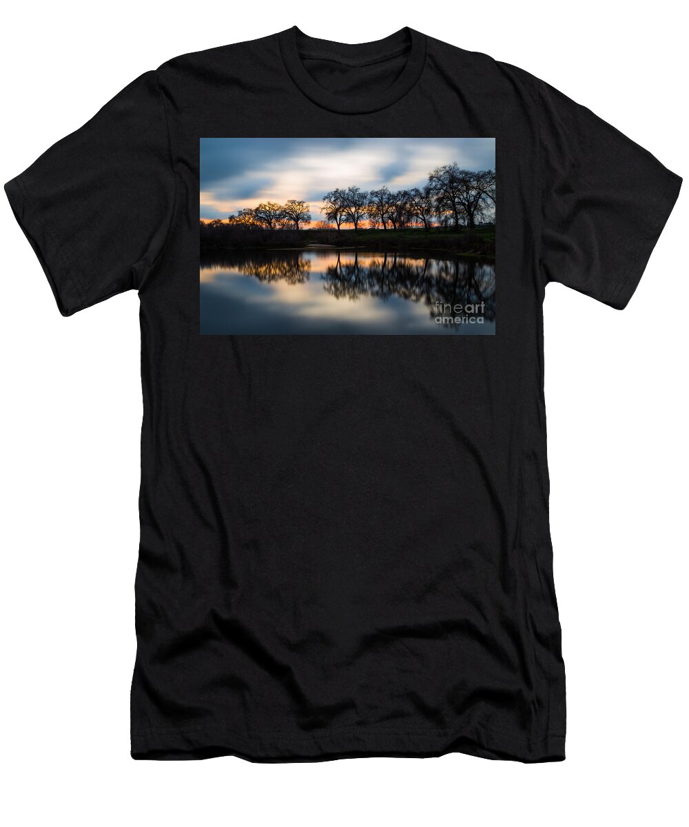 San Joaquin T-Shirt featuring the photograph Sunset in Motion by Anthony Michael Bonafede